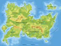 Creet - standardní mapa