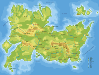 Creet - ekonomická mapa